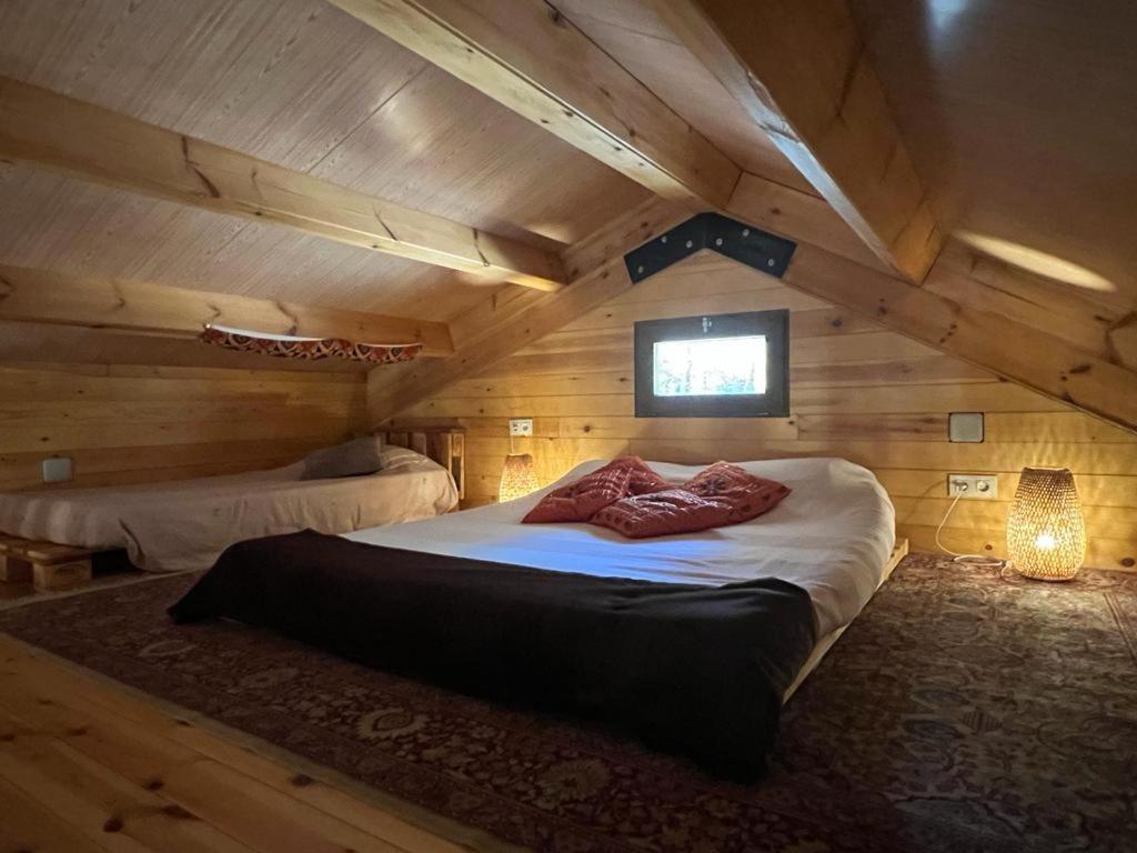 Rustic Cabin In The Woods/Cabana En El Bosque Amer ภายนอก รูปภาพ