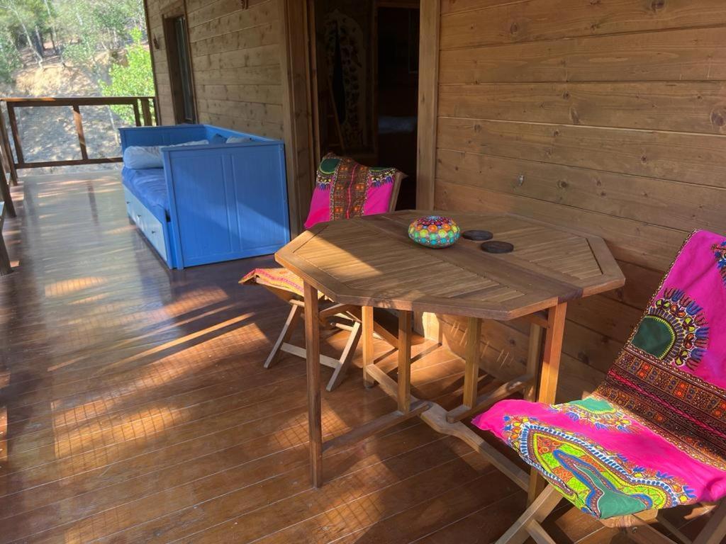 Rustic Cabin In The Woods/Cabana En El Bosque Amer ภายนอก รูปภาพ